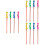 12Pcs Children's Bubble Wands Assorted Colors Safe Plastic Sticks 6