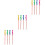12Pcs Children's Bubble Wands Assorted Colors Safe Plastic Sticks 5