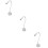 6Pcs Bedroom Desk Lamp White LED Work Light Eye Friendly 9