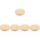 5Pcs Round Wood Lamp Base for LED Light Display Table Stand 6