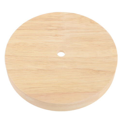 5Pcs Round Wood Lamp Base for LED Light Display Table Stand 1