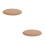 2Pcs Durable Khaki Oval Pottery Molds Clay Tools for Artists 6