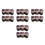 8Pcs Lightweight Candy Tin Boxes Multi-Color Decorative Cookie Storage 10