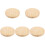 5Pcs Round Wood Lamp Base for LED Light Display Table Stand 3
