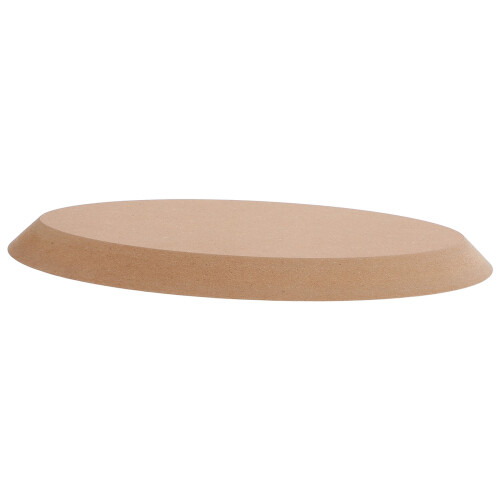 2Pcs Durable Khaki Oval Pottery Molds Clay Tools for Artists 1
