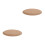 2Pcs Durable Khaki Oval Pottery Molds Clay Tools for Artists 4