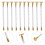 30Pcs Lighter Screw Spring Base Plate Repair Kit Durable 10