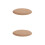 2Pcs Durable Khaki Oval Pottery Molds Clay Tools for Artists 8