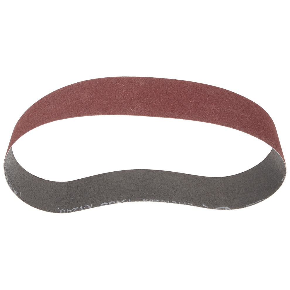 3Pcs 80 Grit Belt Sander Paper Brown Sanding Belts For Wood Polishing 3611765959723