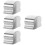 4Pcs Silver Stainless Steel Handrail End Caps with Easy Installation 9