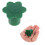 24Pcs Green Plastic Cane Covers Garden Bamboo Pole Protective Toppers 11