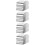 4Pcs Silver Stainless Steel Handrail End Caps with Easy Installation 10