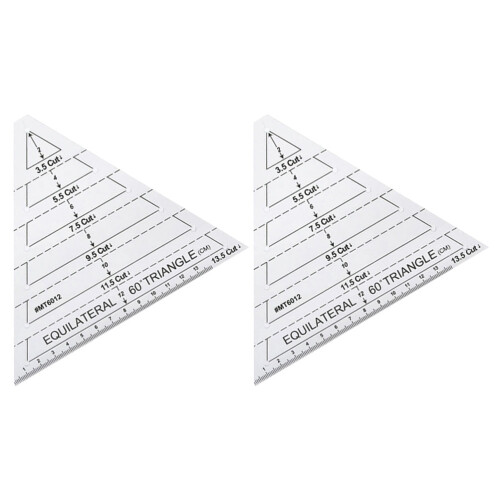 4Pcs White Acrylic Quilting Ruler Templates for Patchwork Sewing Use 1