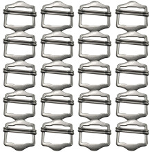 250Pcs Adjustable Metal Buckles Bulk for Clothing, Bags and Home Use
