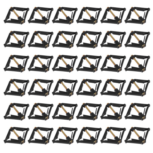 120Pcs Black Plastic Switch Box Repair Kit for Home and Office Use