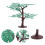 24Pcs Detailed Plastic Model Trees for Architecture and Train Scenery 10