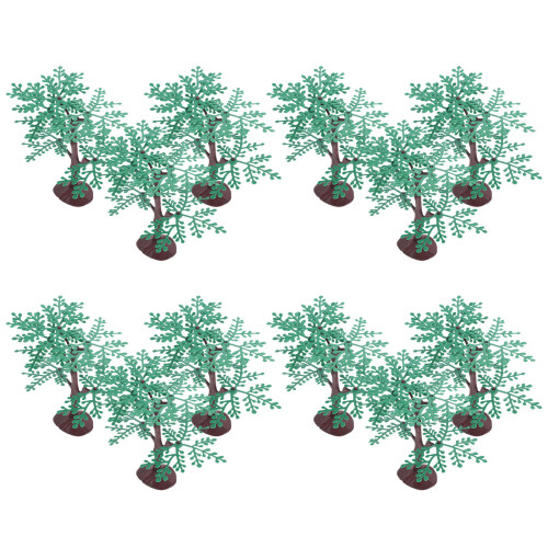 24Pcs Detailed Plastic Model Trees for Architecture and Train Scenery 1