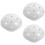 3Pcs Ceramic Urinal Drain Stoppers White Mens Bathroom Urinal Filter 8