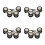 16Pcs Noisefree Swivel Replacement Wheels for 10