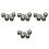 16Pcs Noisefree Swivel Replacement Wheels for 9