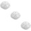 3Pcs Ceramic Urinal Drain Stoppers White Mens Bathroom Urinal Filter 11