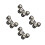 16Pcs Noisefree Swivel Replacement Wheels for 4