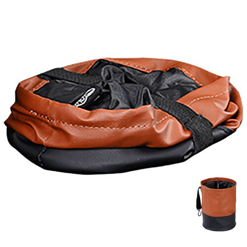 3Pcs Collapsible Car Trash Organizer Lightweight Portable Can 2