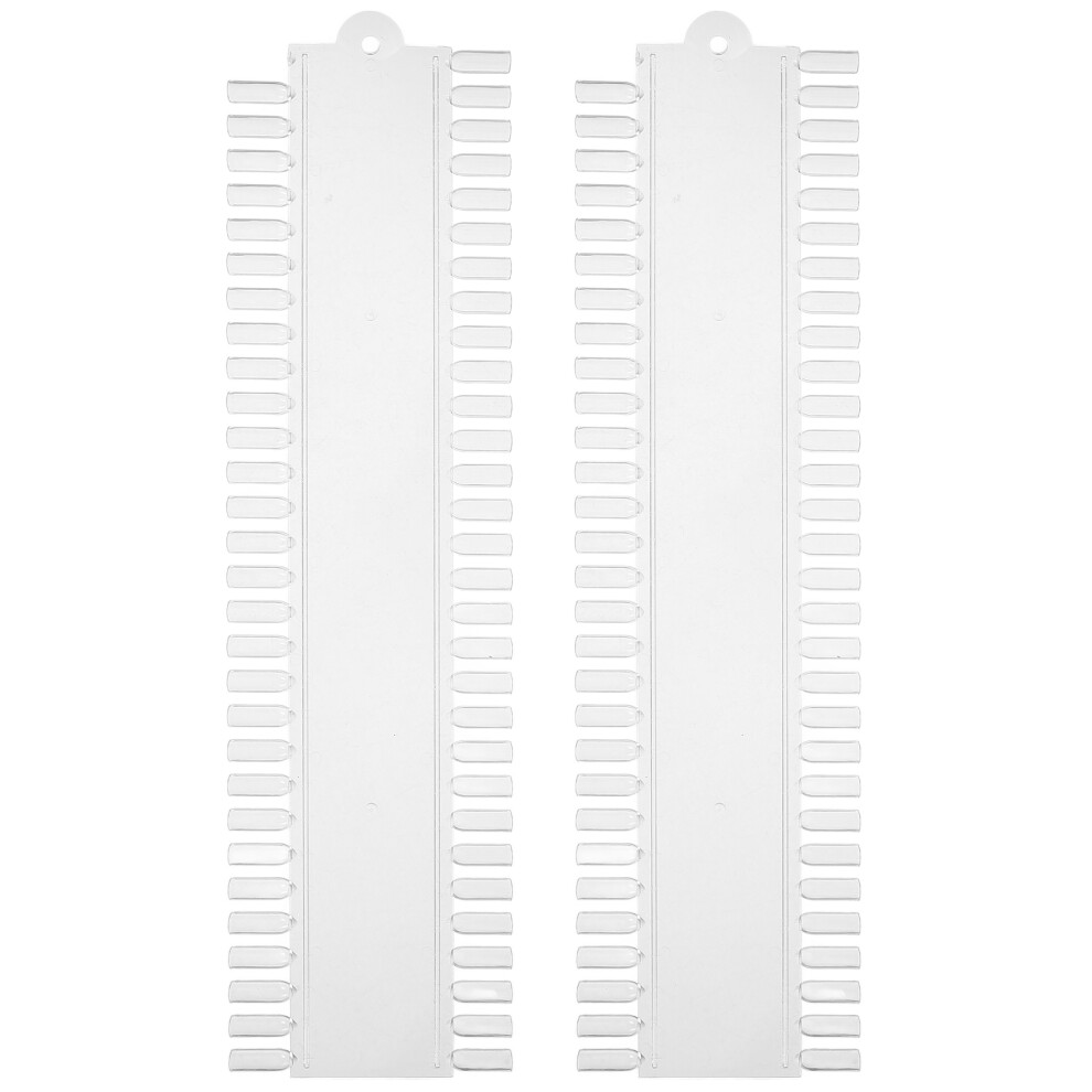 Vaguelly 10Pcs Durable Transparent Nail Polish Practice Board For Manicure Use