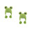 2Pcs Cute Green Woolen Mini Doll Beanies Tiny Knitted Craft Hats 9