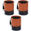 3Pcs Collapsible Car Trash Organizer Lightweight Portable Can 5