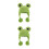 2Pcs Cute Green Woolen Mini Doll Beanies Tiny Knitted Craft Hats 5
