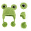 2Pcs Cute Green Woolen Mini Doll Beanies Tiny Knitted Craft Hats 11