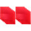 12Pcs Red Light Gel Sheets Steady Color Temperature for Photo Studio 4