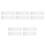 10Pcs Durable Transparent Nail Polish Practice Board for Manicure Use 10