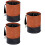 3Pcs Collapsible Car Trash Organizer Lightweight Portable Can 9