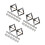 120Pcs Black Plastic Switch Box Repair Kit for Home and Office Use 4