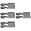 4Sets Black Flexible Landscape Edging for Garden Lawn and Path Borders 6