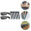 4Sets Black Flexible Landscape Edging for Garden Lawn and Path Borders 8