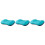 3Pcs Inflatable Outdoor Camping Pillow Sky-Blue Ergonomic Neck Support 9