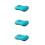 3Pcs Inflatable Outdoor Camping Pillow Sky-Blue Ergonomic Neck Support 7