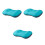 3Pcs Inflatable Outdoor Camping Pillow Sky-Blue Ergonomic Neck Support 4