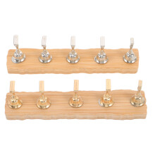 2Pcs Press on Nail Holder Multi-Color Portable Nail Art Practice Stand