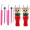 2Sets Wooden Hand Spool Knitter DIY Craft Tool for Yarn Thread Weaving 1