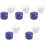 10Pcs Plastic Orthodontic Retainer Cases Compact Travel Brace Holders 3