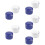 10Pcs Plastic Orthodontic Retainer Cases Compact Travel Brace Holders 10