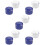 10Pcs Plastic Orthodontic Retainer Cases Compact Travel Brace Holders 8