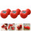 6Pcs Red Ceramic Chopstick Rest Creative Cutlery Holder Spoon for Home 10