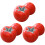 6Pcs Red Ceramic Chopstick Rest Creative Cutlery Holder Spoon for Home 2