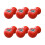 6Pcs Red Ceramic Chopstick Rest Creative Cutlery Holder Spoon for Home 7