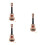 3Pcs Kids Ukulele Toy Light Brown Musical Instruments Educational Gift 7